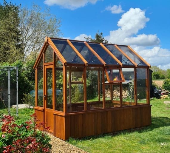 Timber Greenhouse In Norfolk. Call Orchard Timber Buildings Today.